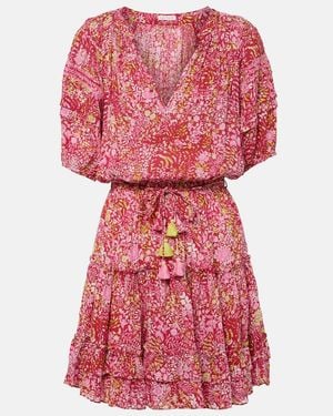 Poupette Bona Floral Minidress - Red