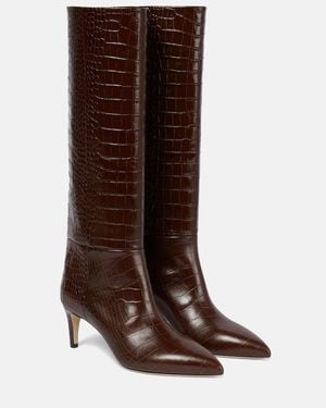 Paris Texas Stiletto Heel Boots - Brown