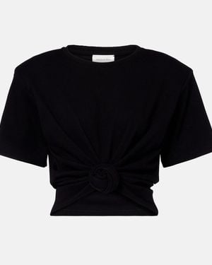Magda Butrym Cotton-Blend Top - Black