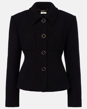 Chloé Chaqueta En Mezcla De Lana - Negro