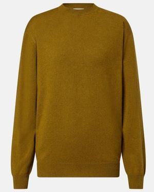 Saint Laurent Oversized Cashmere Sweater - Green