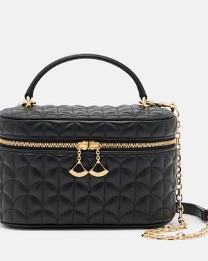 BVLGARI Divas' Dream Small Leather Vanity Bag - Black