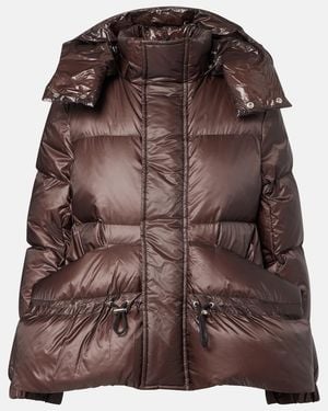 Sacai Technical Down Jacket - Brown