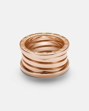 BVLGARI Anillo B.Zero1 De Oro Rosa De 18 Ct - Metálico