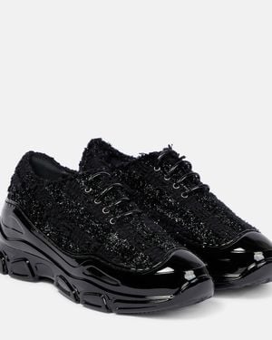 Simone Rocha Sneakers Mit Lackleder - Schwarz
