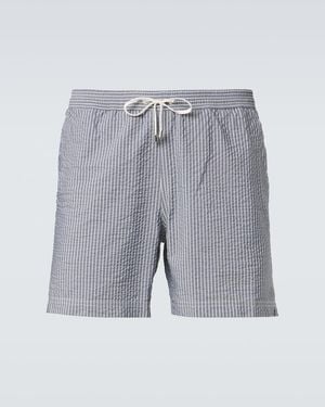 Sunspel Badeshorts - Blau