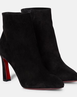 Christian Louboutin So Eleonor 85 Veau Velours - Black