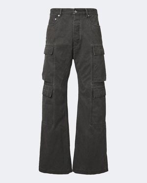 Rick Owens Jeans Cargo Double - Gris