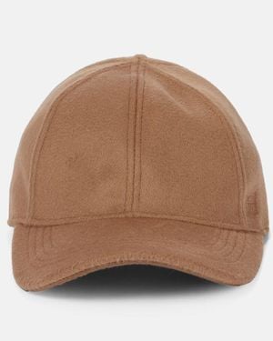 TOTEME Wool And Cashmere Baseball Cap - Brown