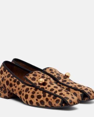 Herbert Levine Loafer-Pumps Showtime Aus Kalbshaar - Braun