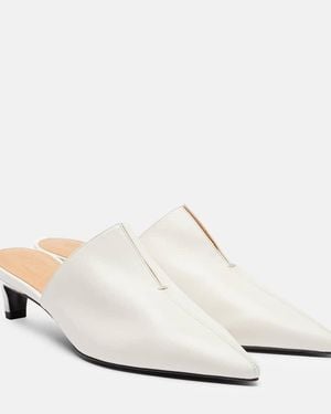 Tod's 40 Leather Mules - White