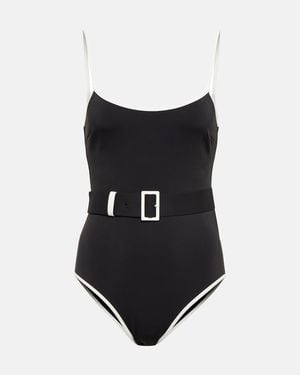 SIR. Claude Scoop-Neck Swimsuit - Black