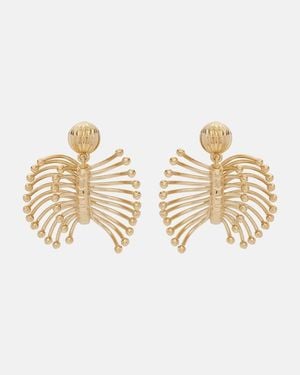 Miu Miu Oversized Earrings - Metallic