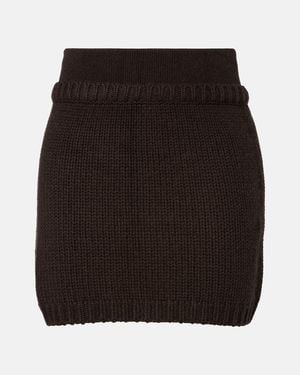 Lisa Yang Lovi Cashmere Miniskirt - Black
