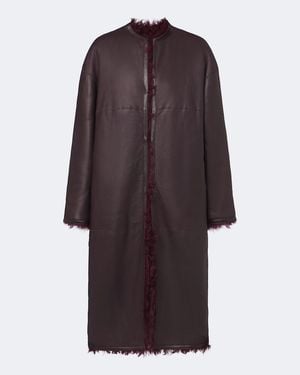 JOSEPH Wendbarer Mantel Robbie Aus Shearling - Braun