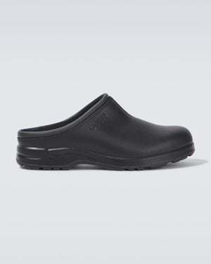 Comme des Garçons Leather Mules - Black