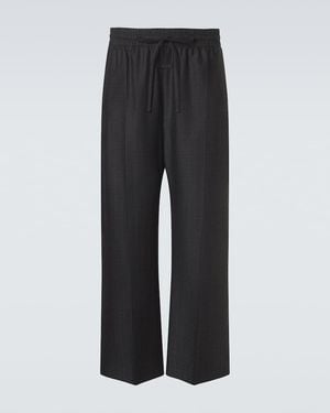 Fear Of God Virgin Wool Wide-Leg Trousers - Black
