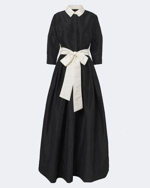 Jonathan Simkhai Robe Julisse Aus Taft - Schwarz