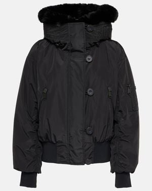 Goldbergh Jeanne Faux Fur-Trimmed Ski Jacket - Black
