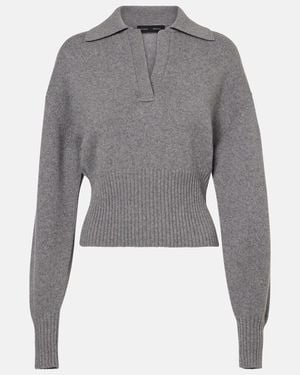 Proenza Schouler Polopullover Jeanne Aus Kaschmir Und Wolle - Grau