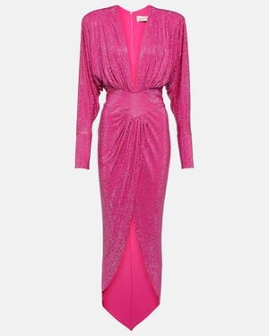 Alexandre Vauthier Embellished Maxi Dress - Pink