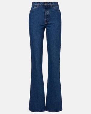Loro Piana Merak High-Rise Flared Jeans - Blue