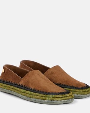 Loewe Paula's Ibiza Slip-Ons Rio Aus Veloursleder - Braun