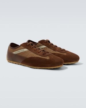 McQueen Sneakers Mit Veloursleder - Braun