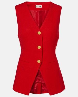 RIXO London Ingrida Vest - Red