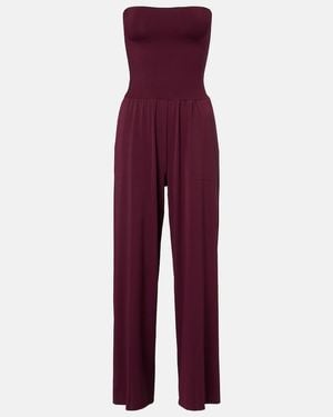 Eres Mono Dao De Jersey Sin Tirantes - Rojo