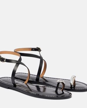 Amanu Sandalen Kigali Aus Leder - Schwarz