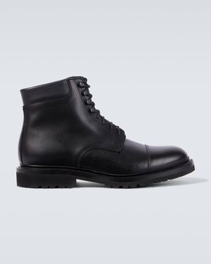 George Cleverley Taron Ii Leather Lace-Up Boots - Black
