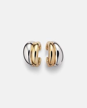 Jennifer Fisher Chavez And Rhodium-Plated Ear Cuffs - White
