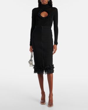 silver lace overlay dress Long Sleeve Long Silver Lace Formal Dress