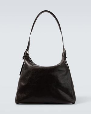 Lemaire Schultertasche Belted Aus Leder - Schwarz