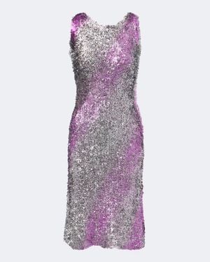 Maison Margiela Embellished Midi Dress - Purple