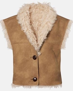Isabel Marant Clara Reversible Vest - Natural
