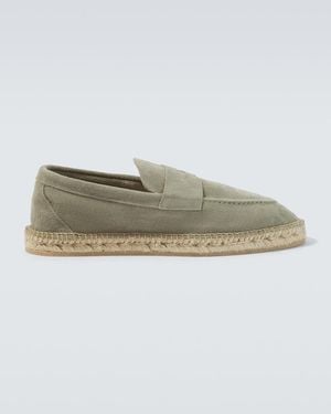 Lardini Suede Espadrilles - Green