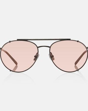 Brunello Cucinelli Aviator-Sonnenbrille Timeless Reflection - Braun