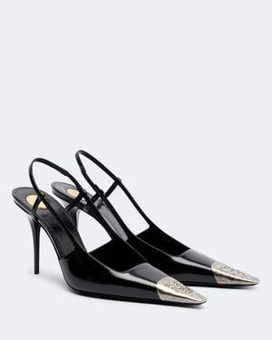 Saint Laurent Jeanne Court Shoes - Black