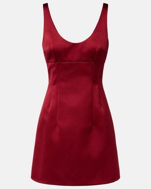 Emilia Wickstead Einna Satin Minidress - Red