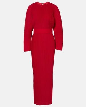Solace London Mirabelle Maxi Dress - Red