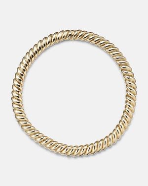 David Yurman Sculpted Cable 18Kt Necklace - Metallic