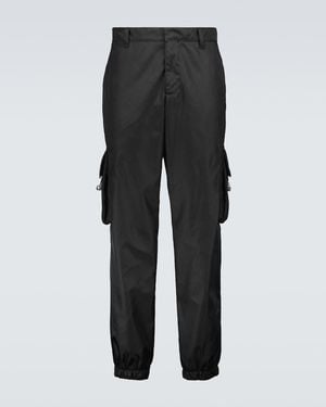 Prada Re-Nylon Cargo Trousers - Black
