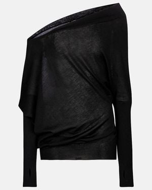 Tom Ford Pullover aus Kaschmir und Seide - Schwarz