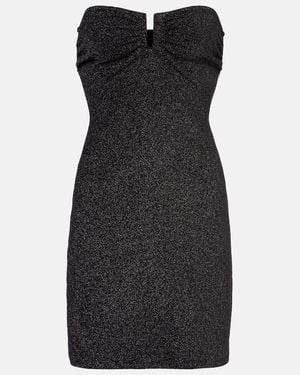 Eres Bronzage Lurex Minidress - Black