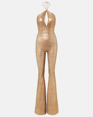 Roberto Cavalli Combinaison A Imprime Serpent - Neutre