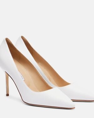 Manolo Blahnik Pumps Bb 90 Aus Leder - Weiß