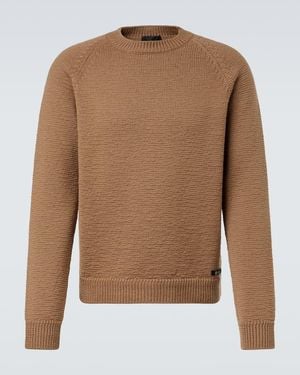 Prada Pullover Aus Schurwolle - Braun
