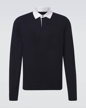 dunhill Cashmere And Linen Jumper - Blue